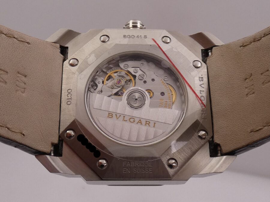 Bulgari Octo BGO 41 S Automatic 41mm Black Dial TOP CONDITION Acciaio - immagine 16