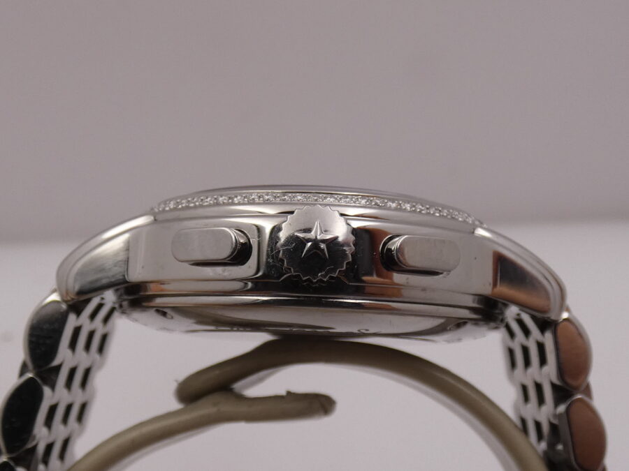 Cronografo Zenith El Primero Star Chronometre With PAPERS Diamonds Bezel Automatico Braccialato Ladies - immagine 17