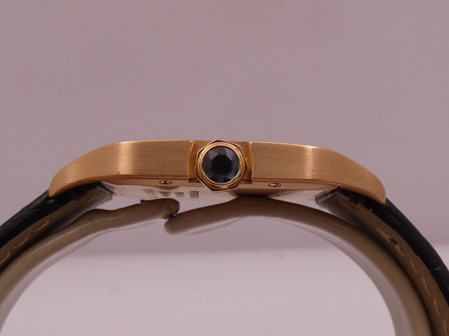 Cartier Santos Dumont Oro Rosa18Kt W2009251 BOX&PAPERS Anno 2023 TOP CONDITION Never Polished - immagine 16
