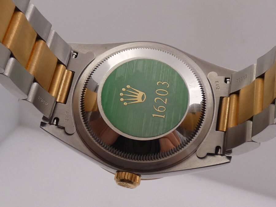 Rolex Datejust 16203 N.O.S. BOX&PAPERS Italia NO HOLES Acciaio & Oro 18Kt Anno 1999 MAI INDOSSATO Automatico - immagine 16