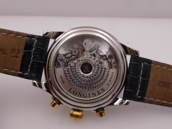 Cronografo Longines Lindbergh Hour Angle Special Series BOX&PAPERS Anno 2011 Automatico Acciaio