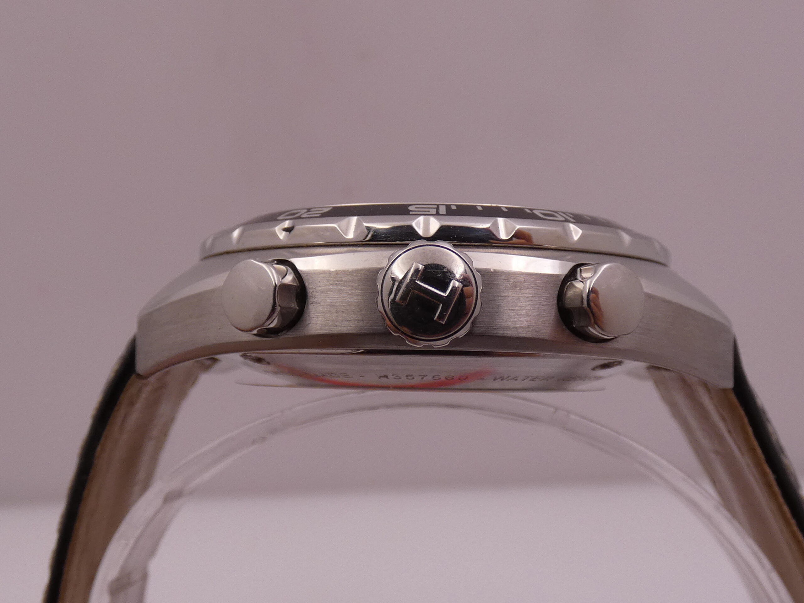 Cronografo Hamilton Pan Europ Bicompax 45mm LIKE NEW BOX&PAPERS Automatico Acciaio Ref. H357567 - immagine 16