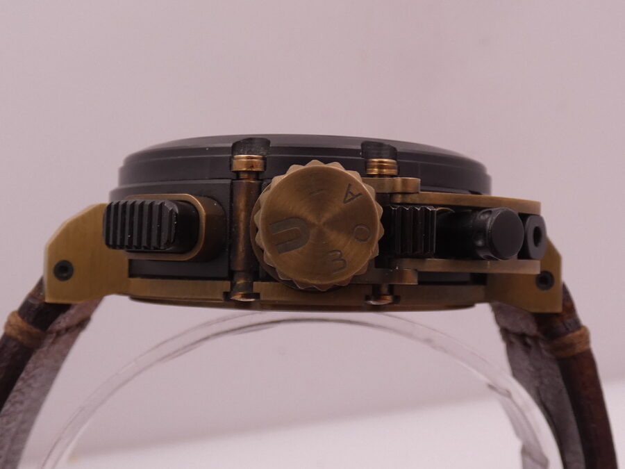 Cronografo U-Boat Chimera Italo Fontana 7475 46mm Bronzo & PVD Nero Limited Edition 300pz - immagine 16