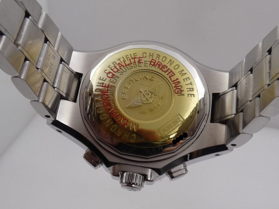 Cronografo Breitling Hercules 45mm TOP CONDITION A39362 Anni 2000's Automatico Acciaio - immagine 16