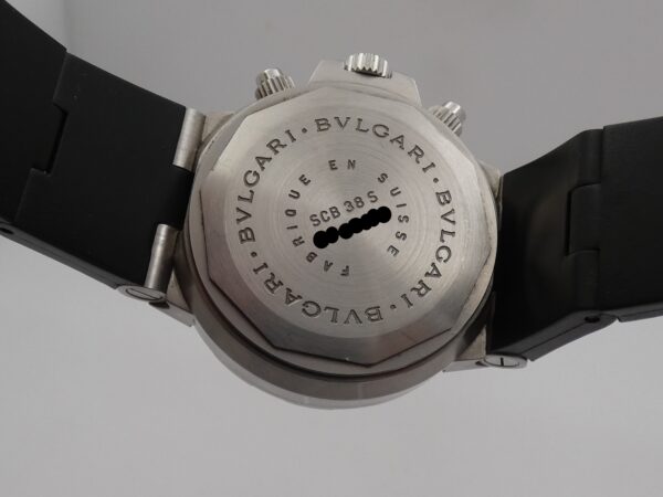 Cronografo Bulgari Scuba Diagono SCB 38 S Automatic Chronometer Acciaio ANNI '2000