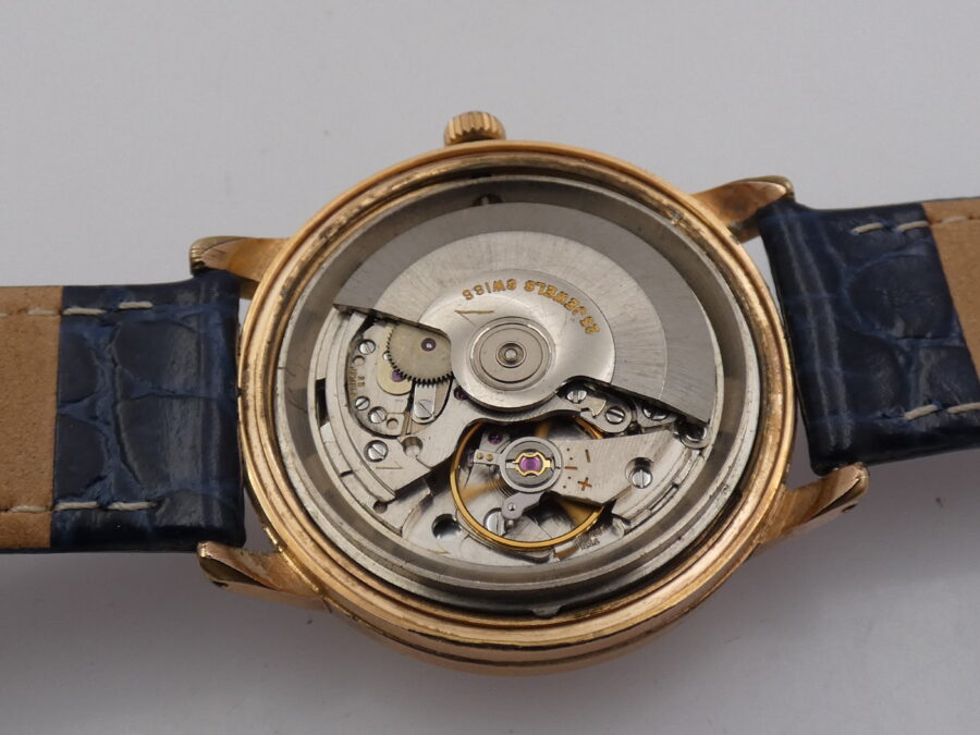 Olma Duo Date Automatic Laminato Oro Rosa 18Kt Anni 60's Vintage - immagine 15