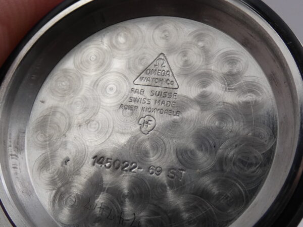 Cronografo Omega Speedmaster Professional Moonwatch Tritium 145.022 With PAPERS ANNO 1972 RARO BRACCIALE ELASTICO 1039/516