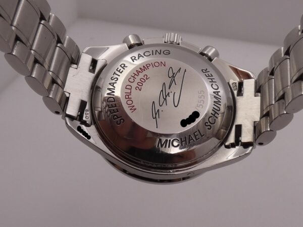 Cronografo Omega Speedmaster Day Date Racing Schumacher Triple Date BOX&PAPERS Anno 2014 Automatico Acciaio EDIZIONE LIMITATA 5555pc Ref. 3529.50.00