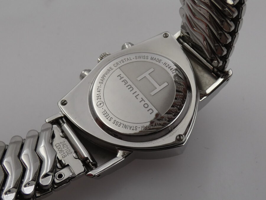 Cronografo Hamilton Ventura 32mm BOX&PAPERS Braccialato Acciaio Ref. H24412732 - immagine 16