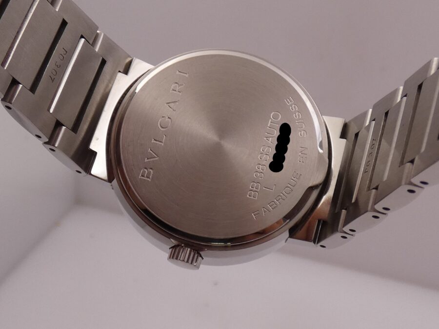 Bulgari Bulgari BB 38 SS Honeycomb Dial Automatic TOP CONDITION Acciaio Braccialato ANNI '2000s - immagine 17