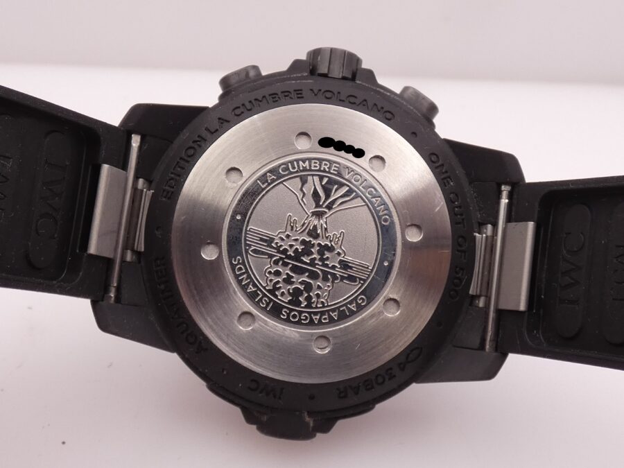 Cronografo IWC Aquatimer Galapagos Islands 45mm WITH PAPERS Anno 2017 Automatico Edition La Cumbre Vulcano IW379505 - immagine 17
