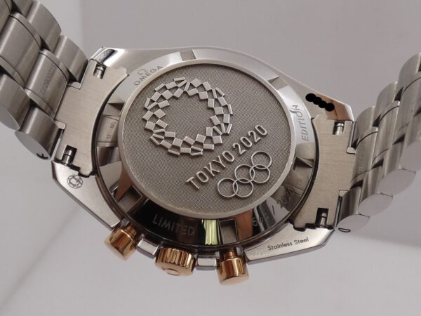 Cronografo Omega Speedmaster Tokyo 2020 LIKE NEW Oro Sedna 18Kt & Acciaio GREEN BEZEL With BOX Olympic Collection Edizione Limitata 2020pz