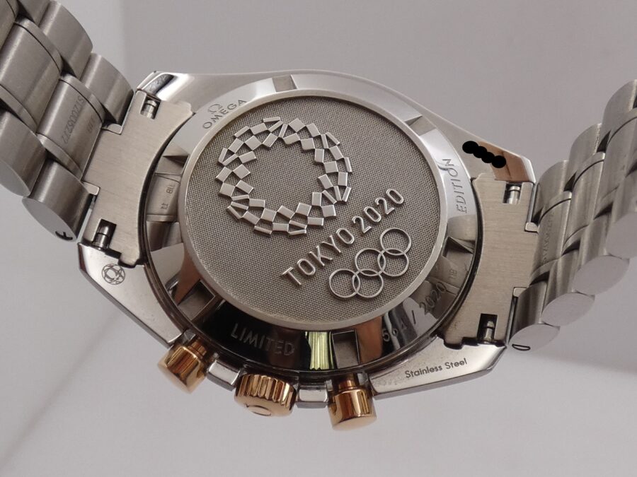 Cronografo Omega Speedmaster Tokyo 2020 LIKE NEW Oro Sedna 18Kt & Acciaio GREEN BEZEL With BOX Olympic Collection Edizione Limitata 2020pz - immagine 17