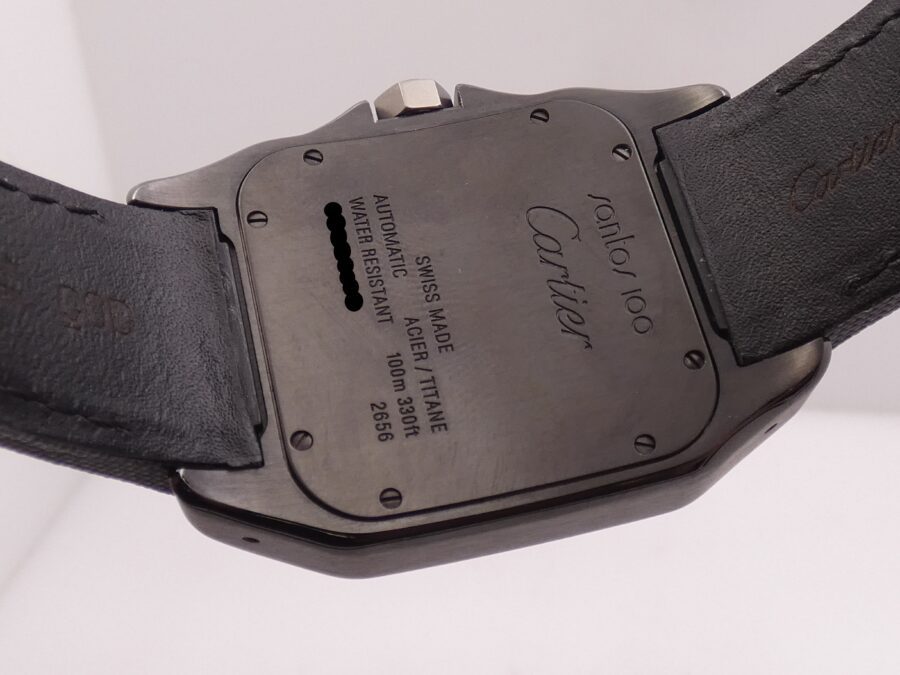 Cartier Santos 100 XL 2656 - W2020010 38mm Steel & Titanium TOP CONDITION Automatic Like New - immagine 17
