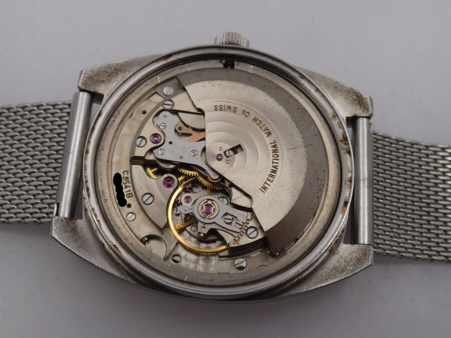 IWC Classic Vintage Cushion 8541B Automatic Date 1872 ANNI '70s Acciaio - immagine 17