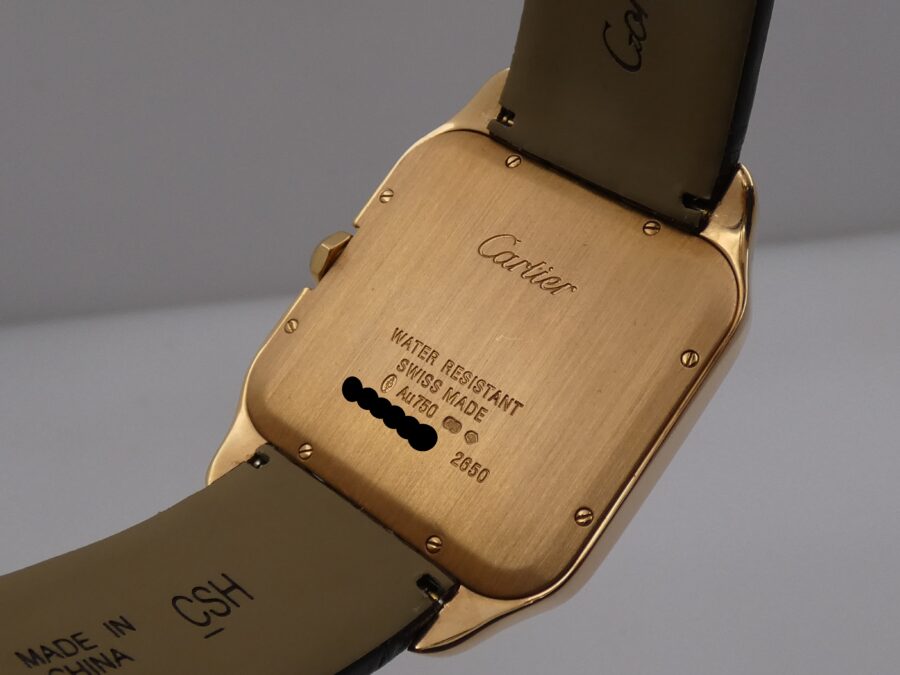 Cartier Santos Dumont 2650 Large Model Oro Rosa 18Kt Diamond Set TOP CONDITION Manuale - immagine 18
