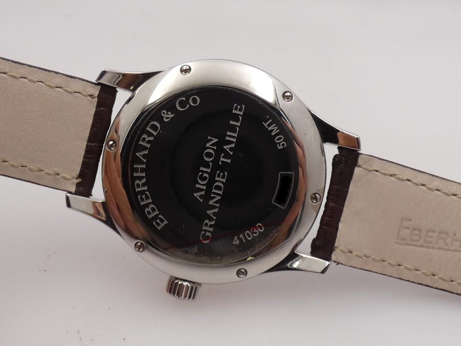 Eberhard & Co. Aiglon Grande Taille 41030 N.O.S BOX&PAPERS Anno 2016 Automatico Acciaio New Old Stock - immagine 17