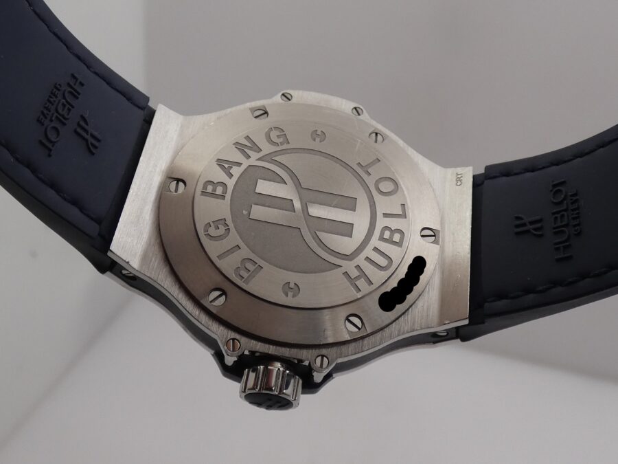 Hublot Big Bang 38 mm Blue Diamonds 1.37ct. Acciaio 361.SX.7170.LR.1204 For Ladies Wonderful Watch - immagine 17