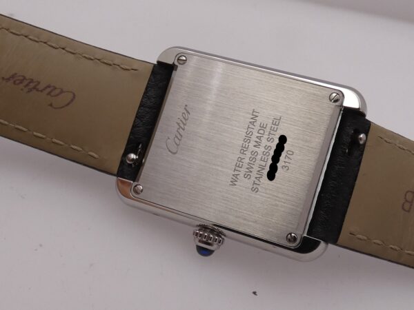 Cartier Tank Solo Steel 3170 LIKE NEW With PAPERS Anno 2021 For Ladies