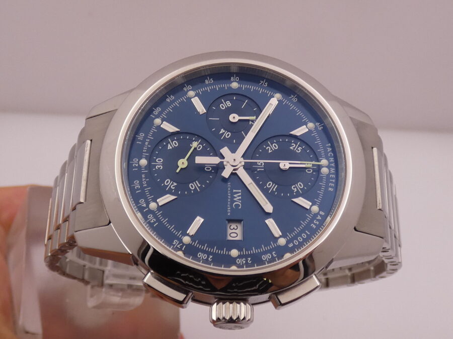 Cronografo IWC Ingenieur IW380802 With PAPERS Anno 2019 Blue Dial Automatic TOP CONDITION Acciaio - immagine 3