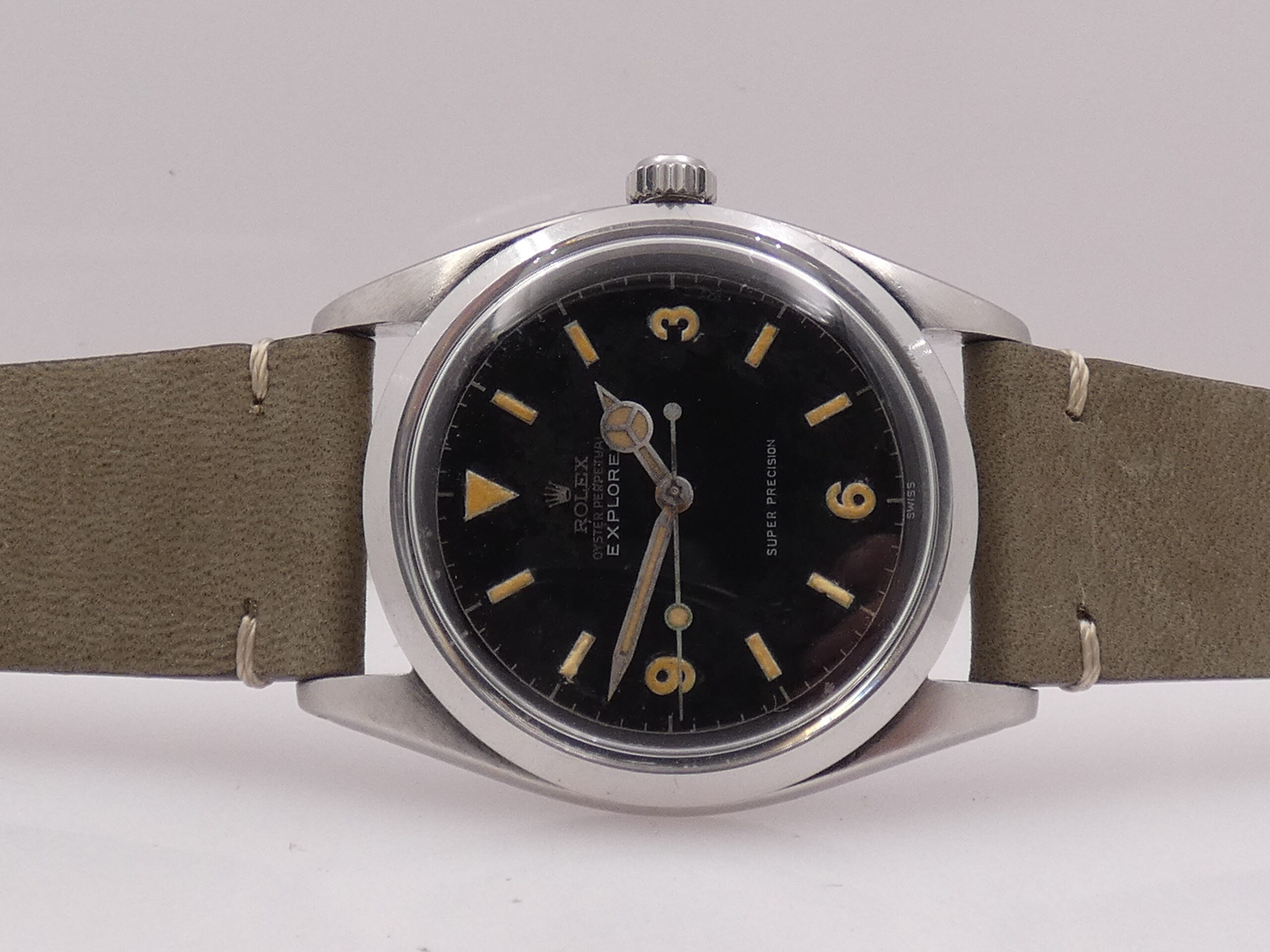 Rolex Explorer 5504 Super Precision ANNO 1958 Automatico Acciaio Rotore a Farfalla - immagine 3
