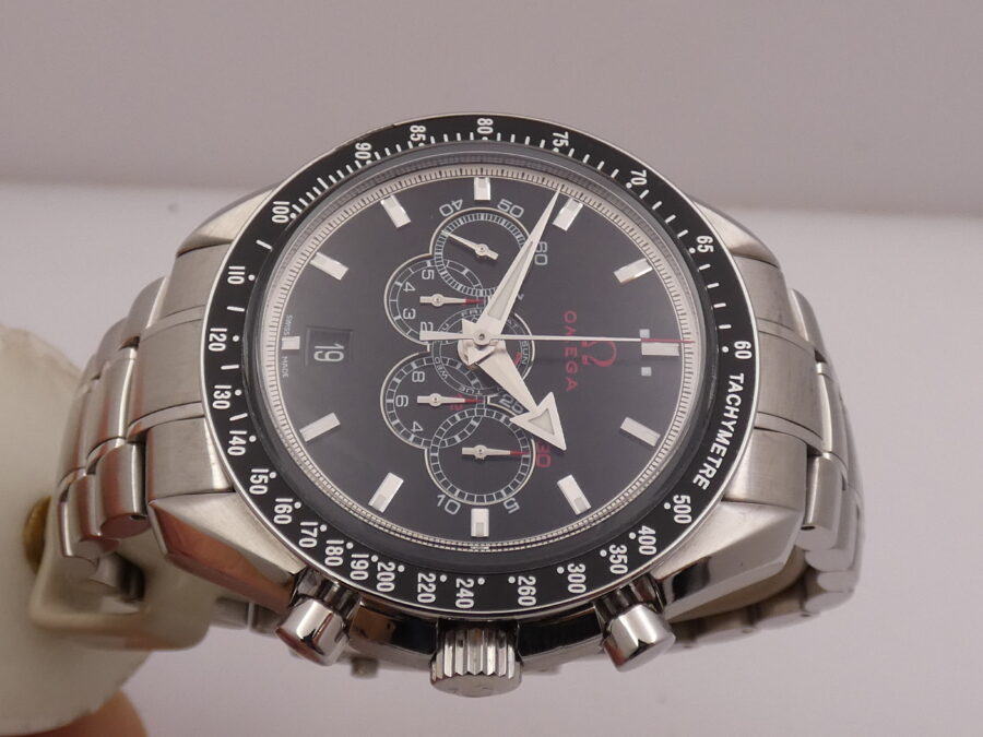 Cronografo Omega Speedmaster Broad Arrow Co-Axial Olympic Collection ANNO 2008 Top Condition Automatico Braccialato Acciaio - immagine 4