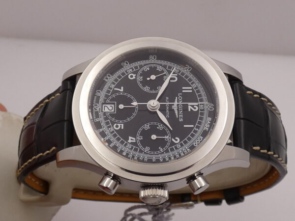 Cronografo Longines Heritage 1942 NEW BOX&PAPERS L2.768.4 Automatico ANNO 2023 Mai Indossato