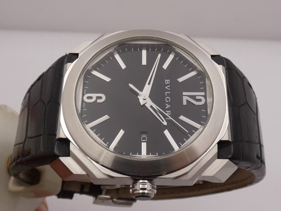 Bulgari Octo BGO 41 S Automatic 41mm Black Dial TOP CONDITION Acciaio - immagine 3
