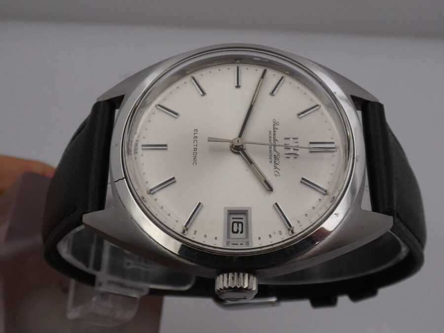IWC Schaffausen 9162 Electronic Tuning Fork Diapason By Bulova Acciaio Anni 70's Vintage - immagine 4