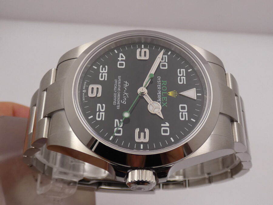 Rolex Air King 126900 40mm NEW BOX&PAPERS Aprile 2023 Automatico Acciaio MAI INDOSSATO - immagine 3