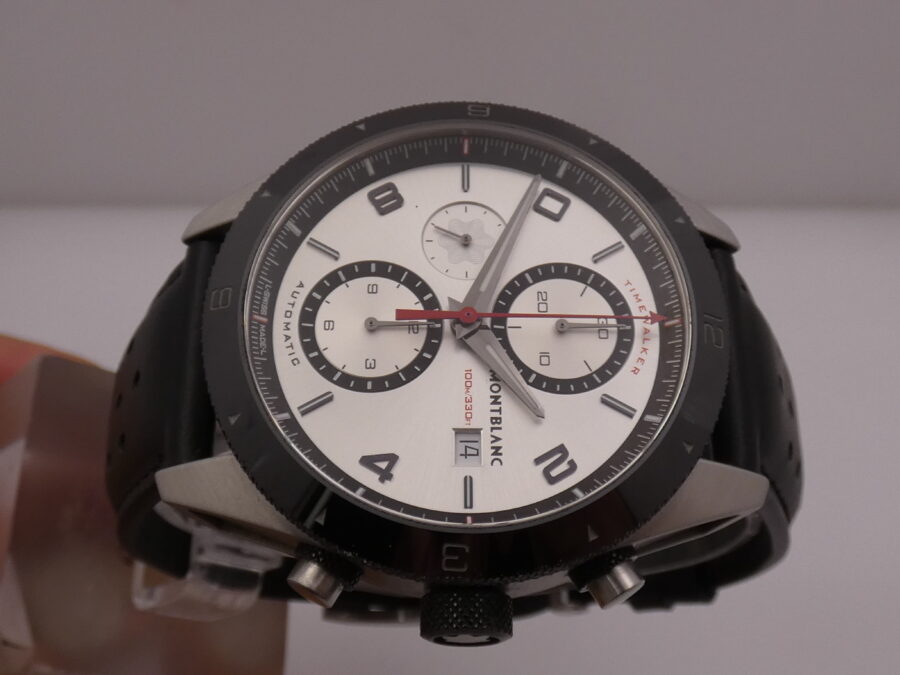 Cronografo Montblanc Timewalker 116100 43mm Lunetta Ceramica Automatico Acciaio - immagine 4