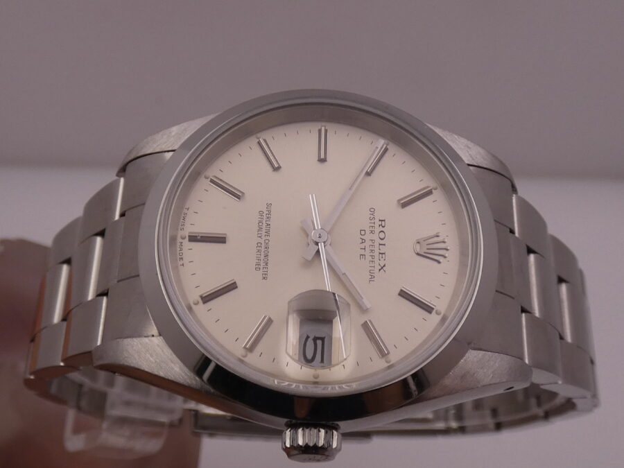Rolex Oyster Perpetual Date 15200 BOX&PAPERS Italia Anno 1990 TOP CONDITION Automatico Acciaio - immagine 3
