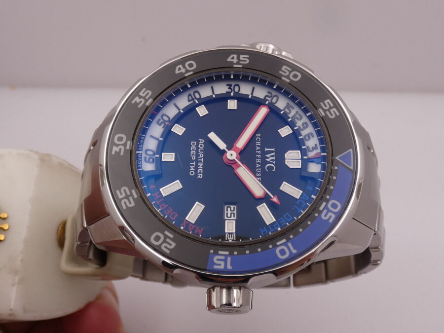 IWC Aquatimer Deep Two 46mm IW3547 WITH PAPERS TOP CONDITION Automatico Acciaio Braccialato - immagine 3