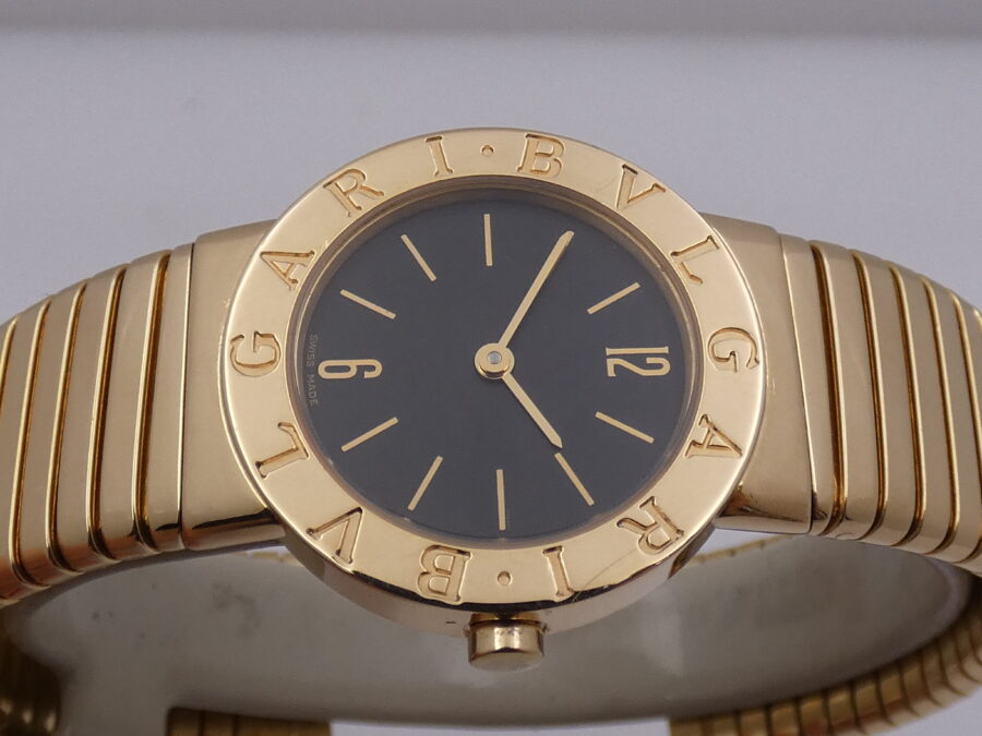 Bulgari Bulgari Tubogas Lady ORO MASSICCIO 18KT BB 26 2T WITH BOX Anni 90's - immagine 3