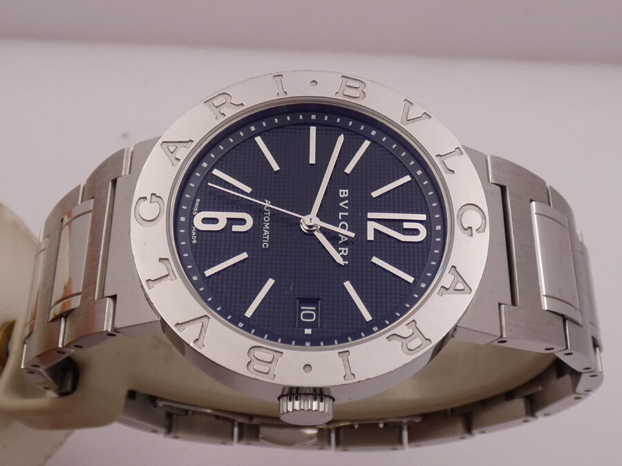 Bulgari Bulgari BB 38 SS Honeycomb Dial Automatic TOP CONDITION Acciaio Braccialato ANNI '2000s - immagine 3