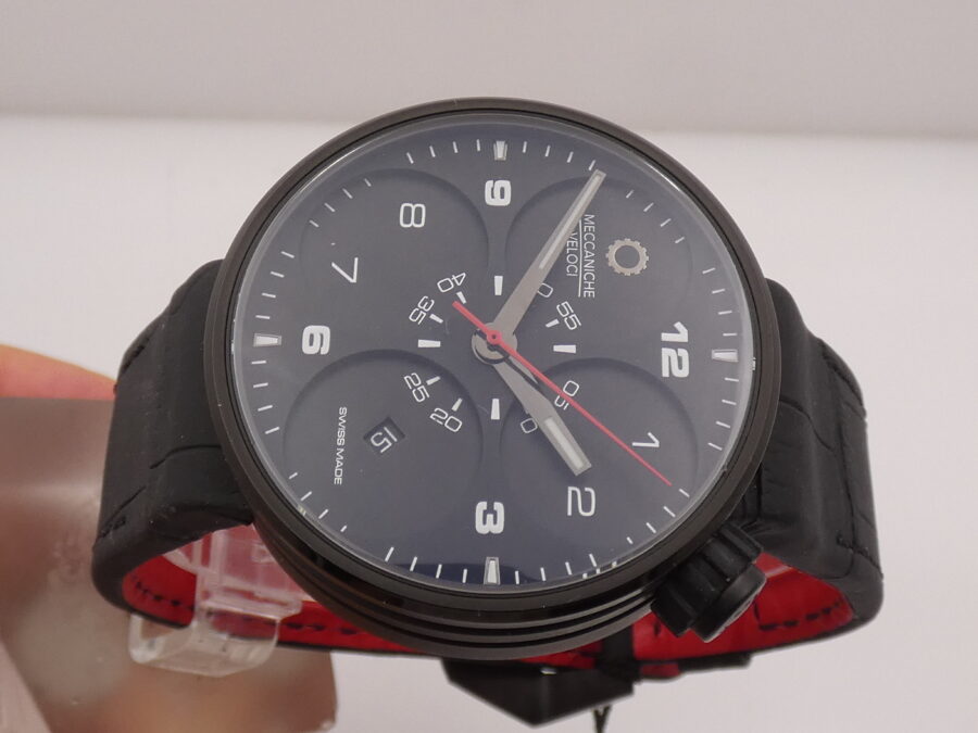 Meccaniche Veloci Quattro Valvole 42 SoloTempo N.O.S. New Old Stock Titanio Automatico Ref. W121K047 - immagine 4