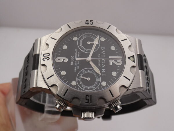 Cronografo Bulgari Scuba Diagono SCB 38 S Automatic Chronometer Acciaio ANNI '2000