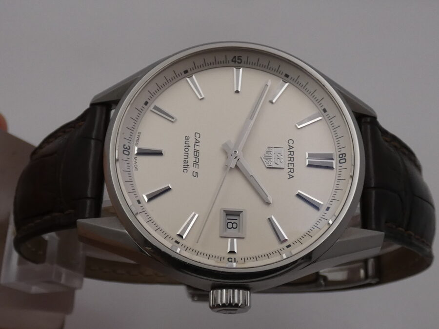 TAG Heuer Carrera Calibre 5 WAR211B ANNI 2000's Automatico Acciaio - immagine 4