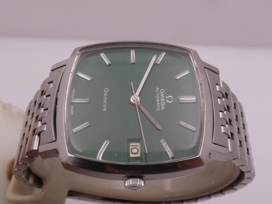 Omega Genève Automatic Date 162.0052 Anni 70 Acciaio Caliber Omega 1020 Vintage - immagine 4