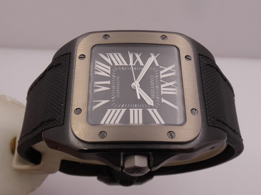 Cartier Santos 100 XL 2656 - W2020010 38mm Steel & Titanium TOP CONDITION Automatic Like New - immagine 3
