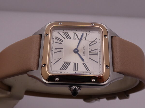 Cartier Santos Dumont Lady 27,5mm Acciaio & Oro Rosa 18Kt 4213 TOP CONDITION For Ladies W2SA0012