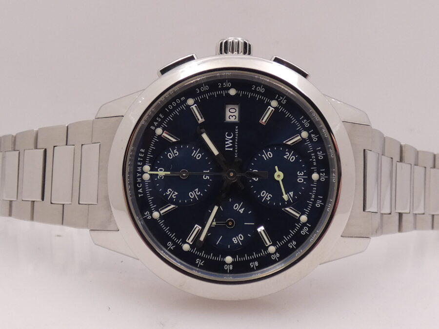 Cronografo IWC Ingenieur IW380802 With PAPERS Anno 2019 Blue Dial Automatic TOP CONDITION Acciaio - immagine 4