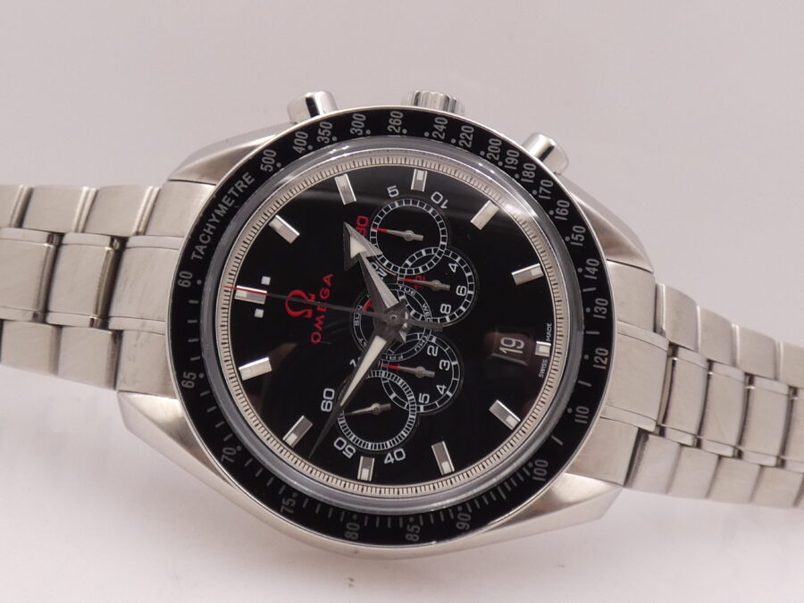 Cronografo Omega Speedmaster Broad Arrow Co-Axial Olympic Collection ANNO 2008 Top Condition Automatico Braccialato Acciaio - immagine 5
