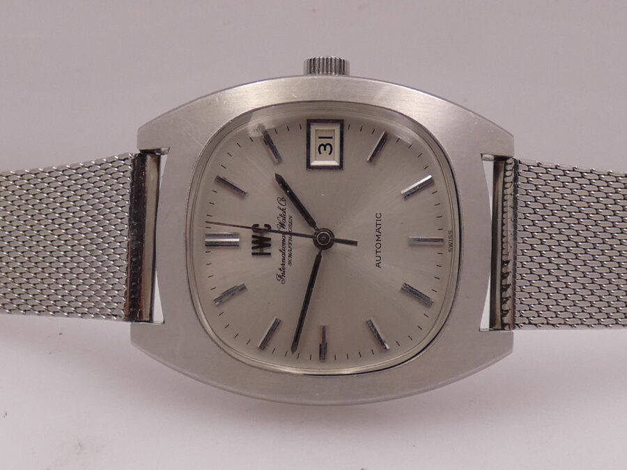 IWC Classic Vintage Cushion 8541B Automatic Date 1872 ANNI '70s Acciaio - immagine 4