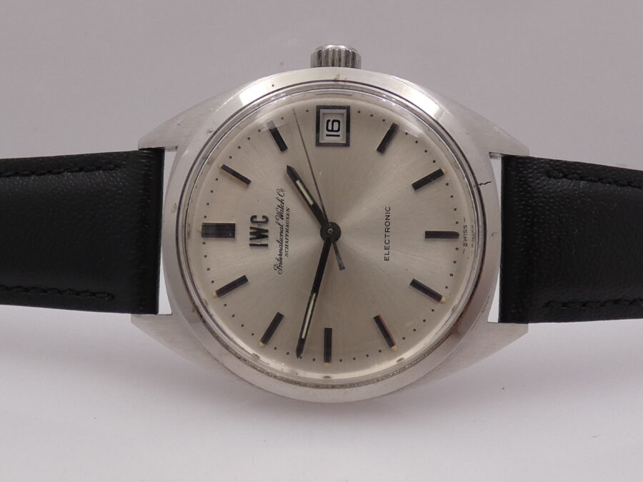 IWC Schaffausen 9162 Electronic Tuning Fork Diapason By Bulova Acciaio Anni 70's Vintage - immagine 5