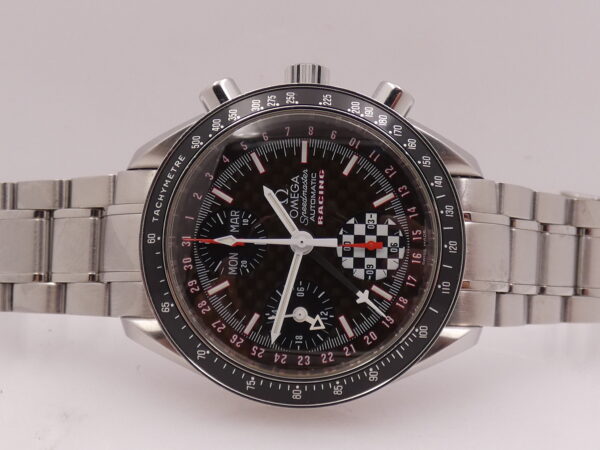 Cronografo Omega Speedmaster Day Date Racing Schumacher Triple Date BOX&PAPERS Anno 2014 Automatico Acciaio EDIZIONE LIMITATA 5555pc Ref. 3529.50.00