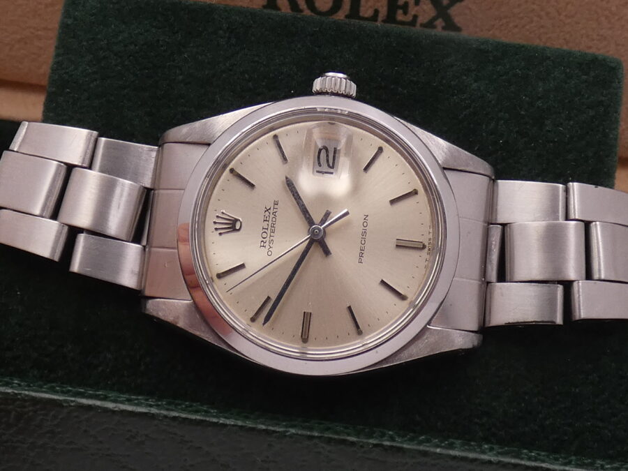 Rolex Oysterdate Precision 6694 Anno 1976 Carica Manuale Cal.1225 Vintage Braccialato - immagine 4