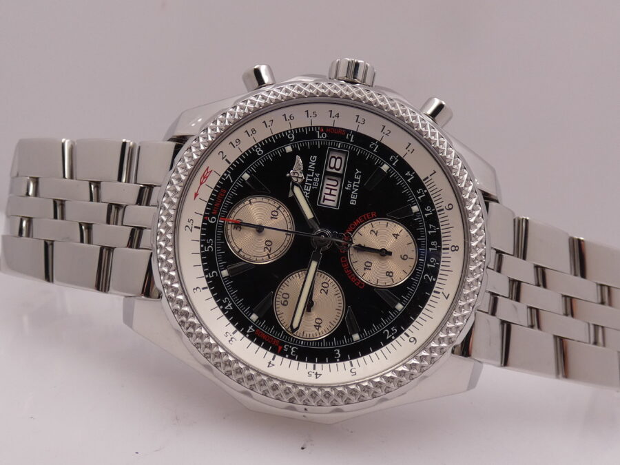 Cronografo Breitling Bentley GT Day-Date A13362 BOX&PAPERS Anno 2005 TOP CONDITION Special Edition - immagine 4