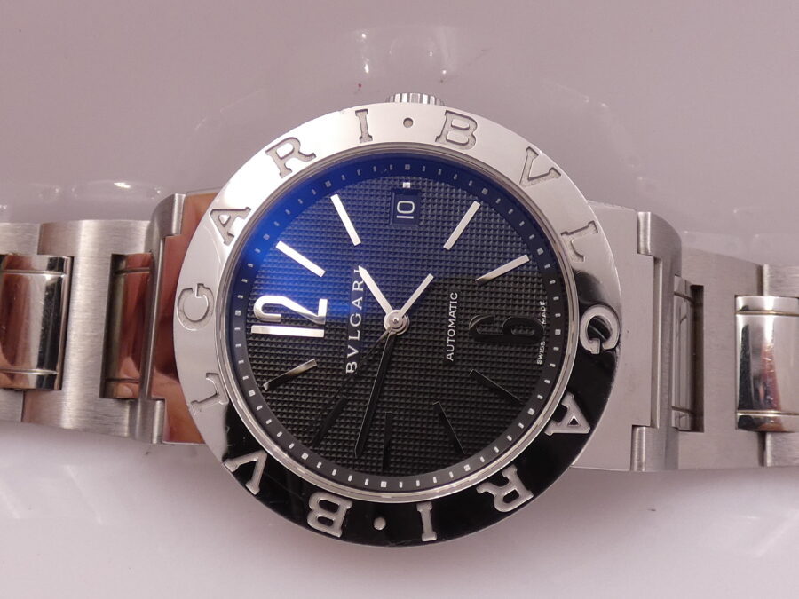 Bulgari Bulgari BB 38 SS Honeycomb Dial Automatic TOP CONDITION Acciaio Braccialato ANNI '2000s - immagine 4