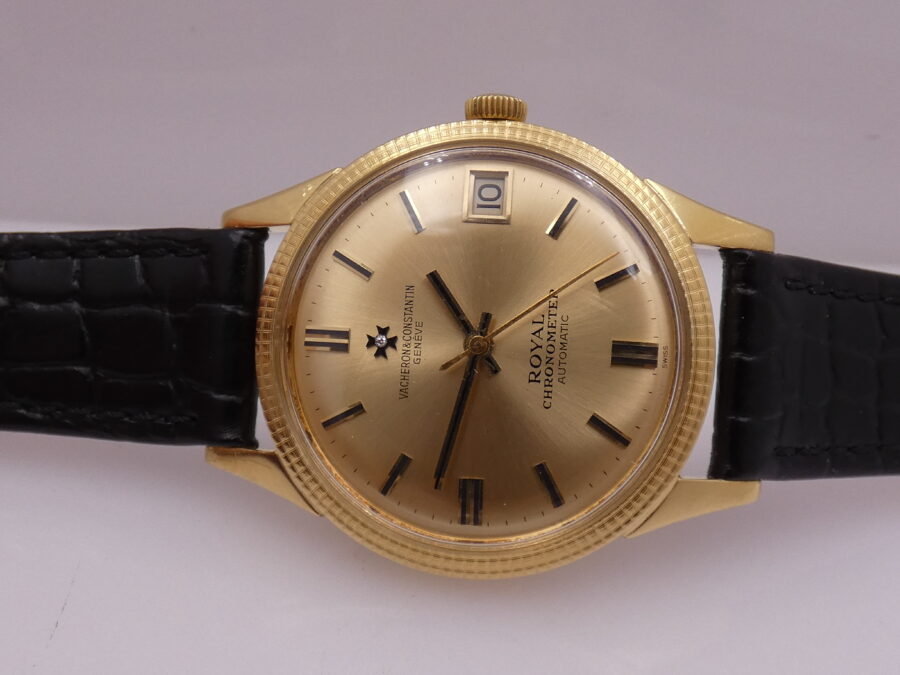 Vacheron Constantin Extremely Rare Chronometer Royal 6734 Automatic Oro Massiccio 18Kt Anni '60 - immagine 4
